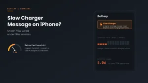 Slow Charger Message on iPhone? Here's the Exact Wattage That Triggers It 4 Slow Charger Message on iPhone? Here’s the Exact Wattage That Triggers It