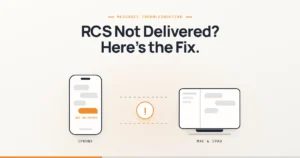 RCS Messages Not Delivered on iPhone After iOS 26? Here's the Real Fix 1 RCS Messages Not Delivered on iPhone After iOS 26? Here’s the Real Fix