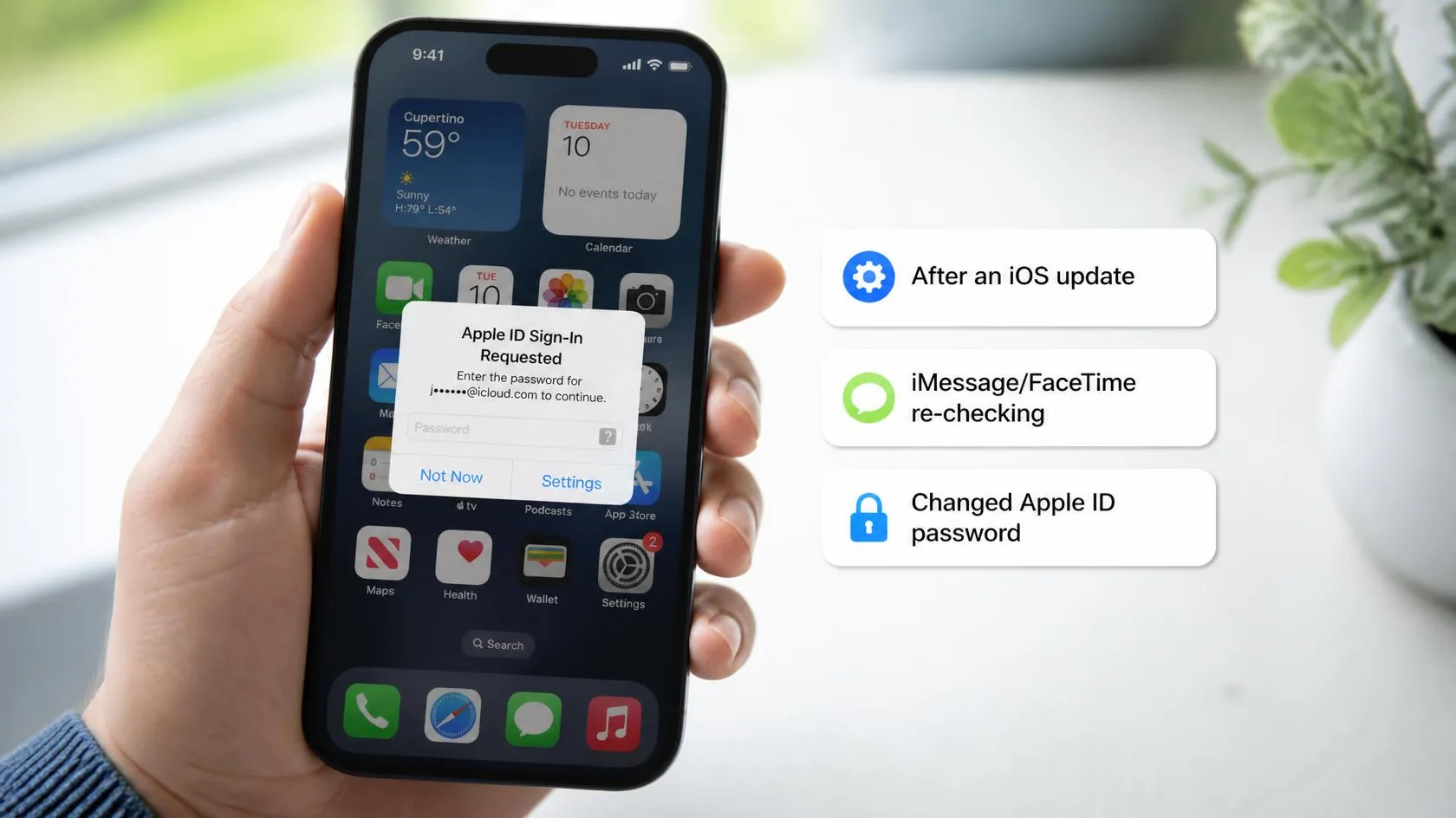 Apple ID Sign-In Requested Keeps Popping Up on iPhone? Here's Why 3 Apple ID Sign-In Requested alert on iPhone and its common causes