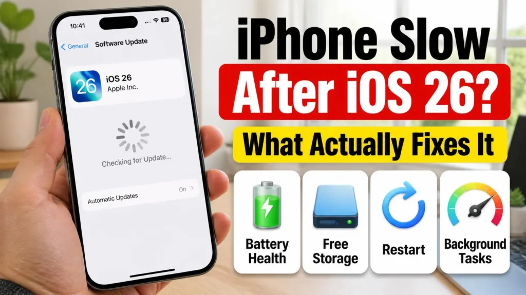 iPhone Slow After iOS 26 Update? Here's What Actually Fixes It 5 iPhone slow after iOS 26 update – what actually fixes it